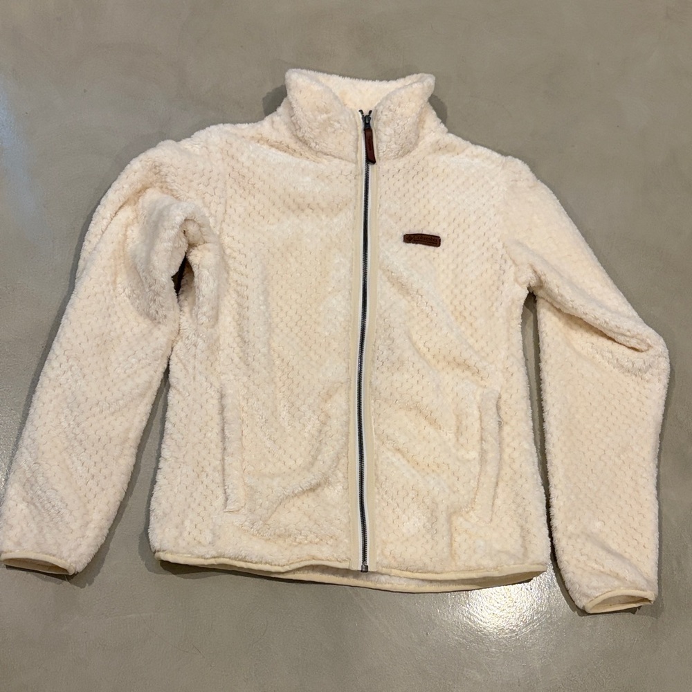 Columbia Cream Fleece Jacket